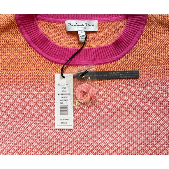 NWT Michael Stars 100% Cotton Willa Crew Neck Pullover - Picture 3 of 3